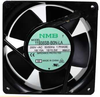 NMB 11938SB-B0N-LA 200V 0.18/0.15A 18/15.5W 2 wires Cooling Fan NMB 11938SB-B0N-LA 200V 0.18/0.15A 18/15.5W 2 wires Cooling Fan